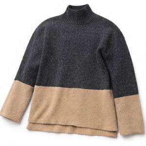 Michael Kors Color Block Ribbed Sweater Women Size Small